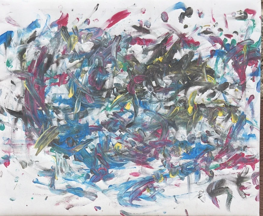 La Folie des Couleurs, peinture originale de Khaleesi
