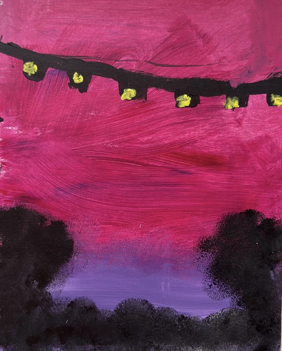 La Nuit des Lumières, peinture originale de Khaleesi