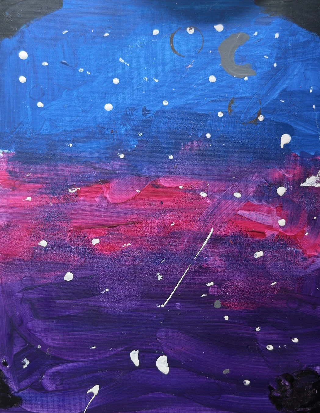 La Nuit Étoilée, peinture originale de Khaleesi
