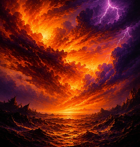 Vision Arkhali inspirée de La Tempête Enflammée